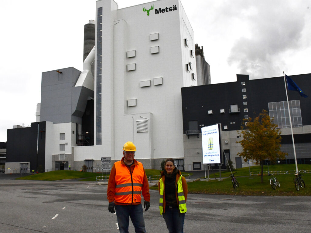 Metsä Board Torbjörn Sjödin och Jenny Sondell