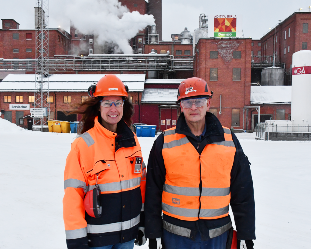 Ari Pohjola och Anna Hägglöf - Domsjö fabriker - Aditya birla